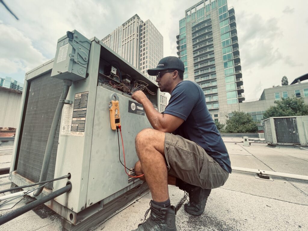 HVAC rooftop diagnostic Atlanta